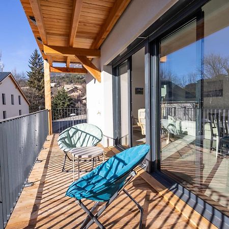 Au Calme Des Sommets - Vue Montagne Apartment Embrun Ngoại thất bức ảnh